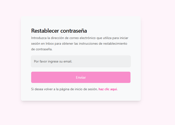 Cómo volver a la página de inicio de sesión