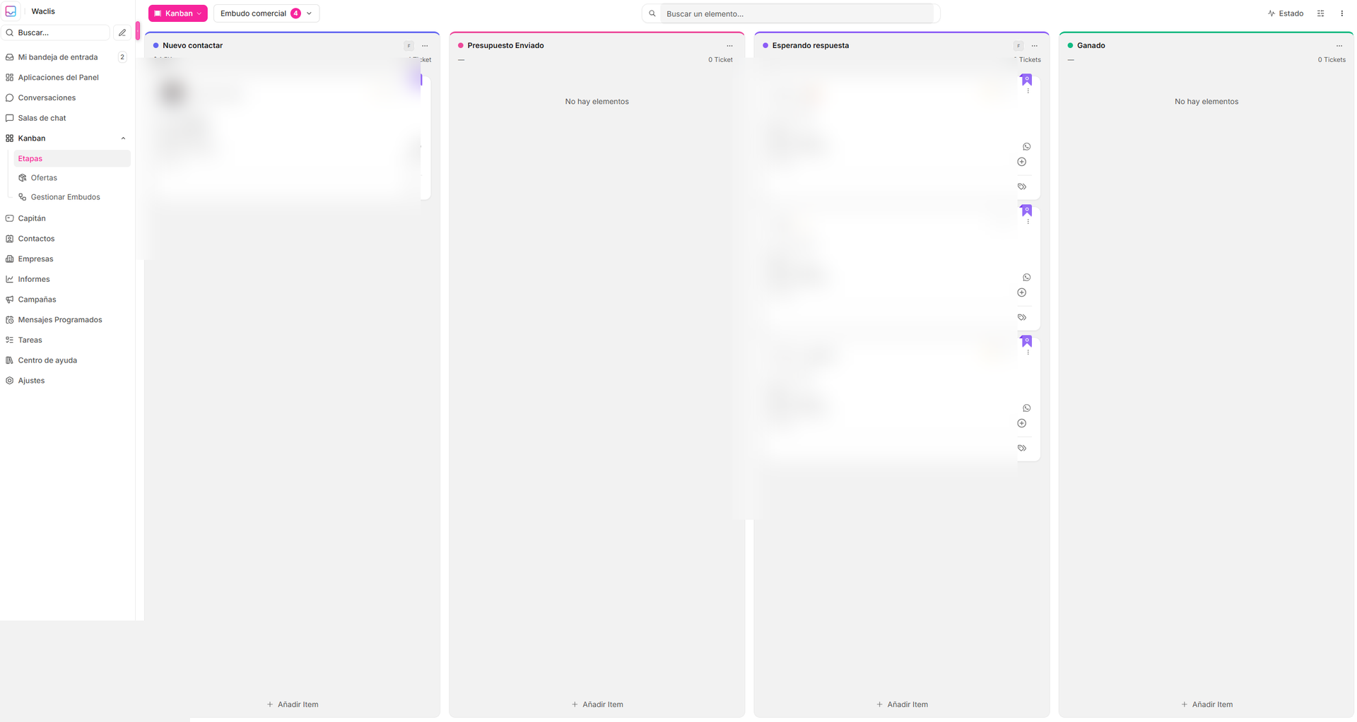 Guía para utilizar Kanban CRM — Waclis Inbox