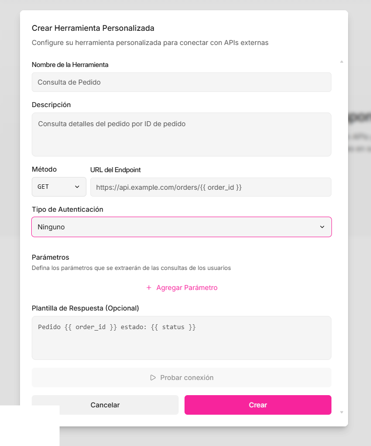 Cómo crear una herramienta API personalizada